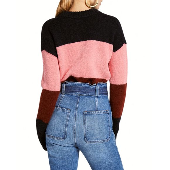 A.L.C. Morrison Alpaca-Blend Color-Block Sweater - Picture 6 of 15